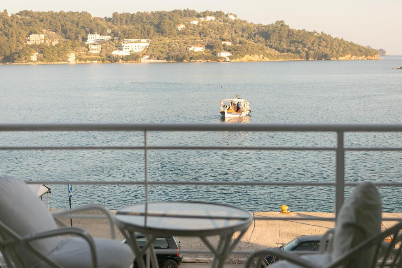 Ferienwohnung Casa Blue Marine, Philian Collection Skiathos-Stadt Exterior foto