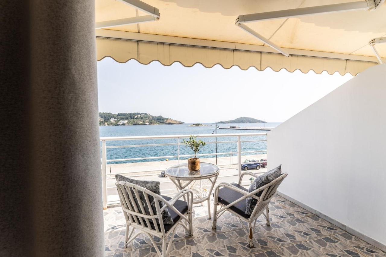 Ferienwohnung Casa Blue Marine, Philian Collection Skiathos-Stadt Exterior foto